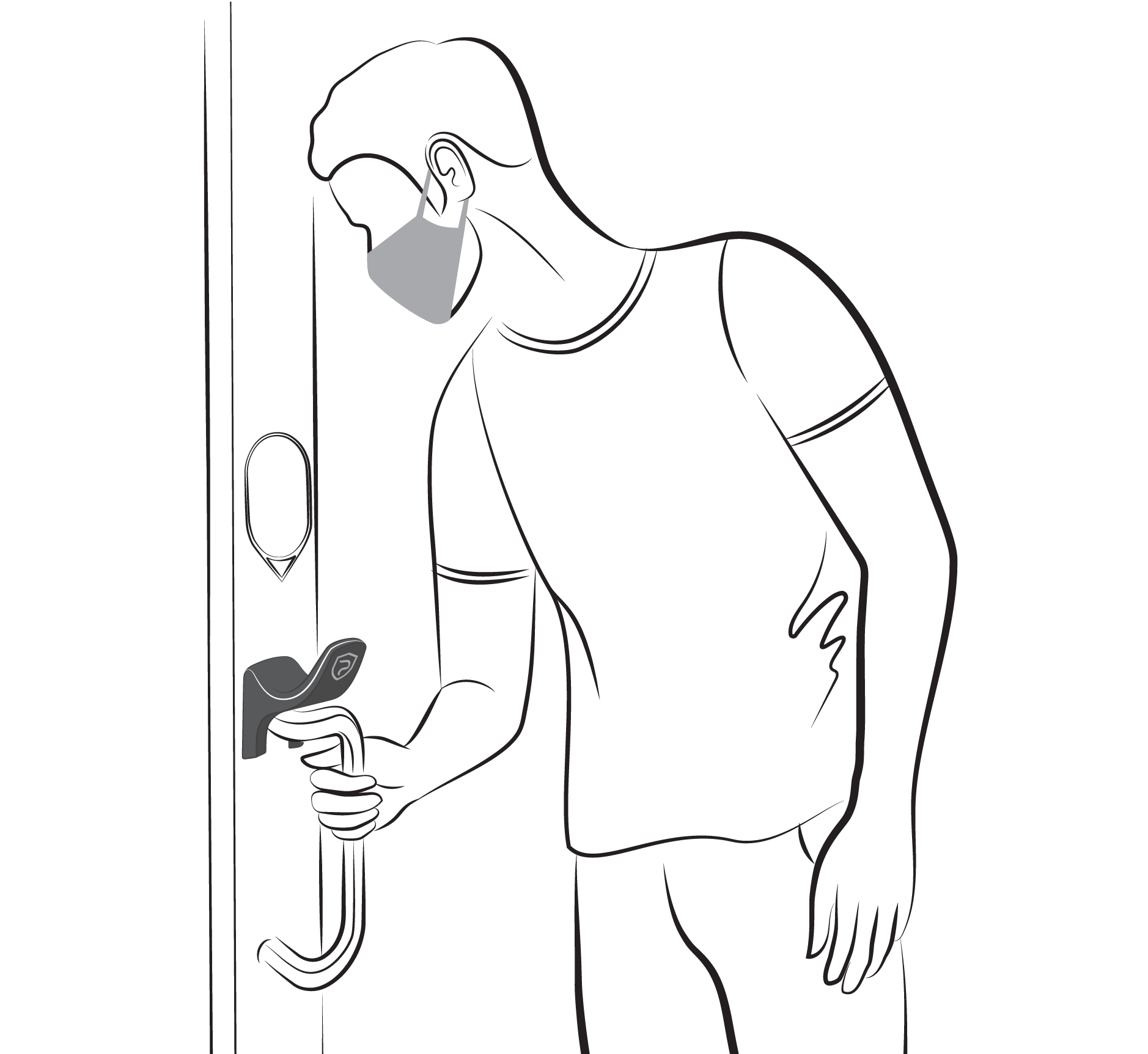 PullGuards Home - Hands-free Door Operation